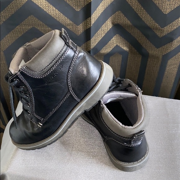 Dark navy blue boots, use but good condition - Picture 2 of 6